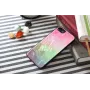 Funda protectora iKins para Apple iPhone 8/7 con diseño de flores acuáticas, negro