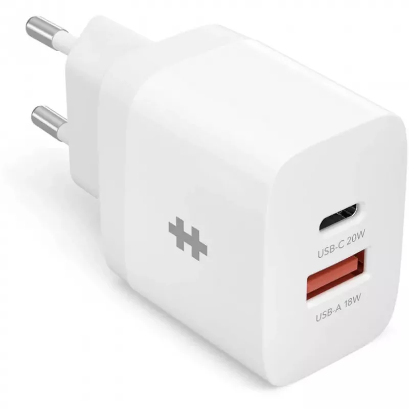 HYPER HJ205EU Cargador para dispositivos móviles smartphone, tablet blanco CA carga rápida uso en interiores