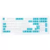 Ducky set de teclas, PBT, ISO (DE) - blanco/azul