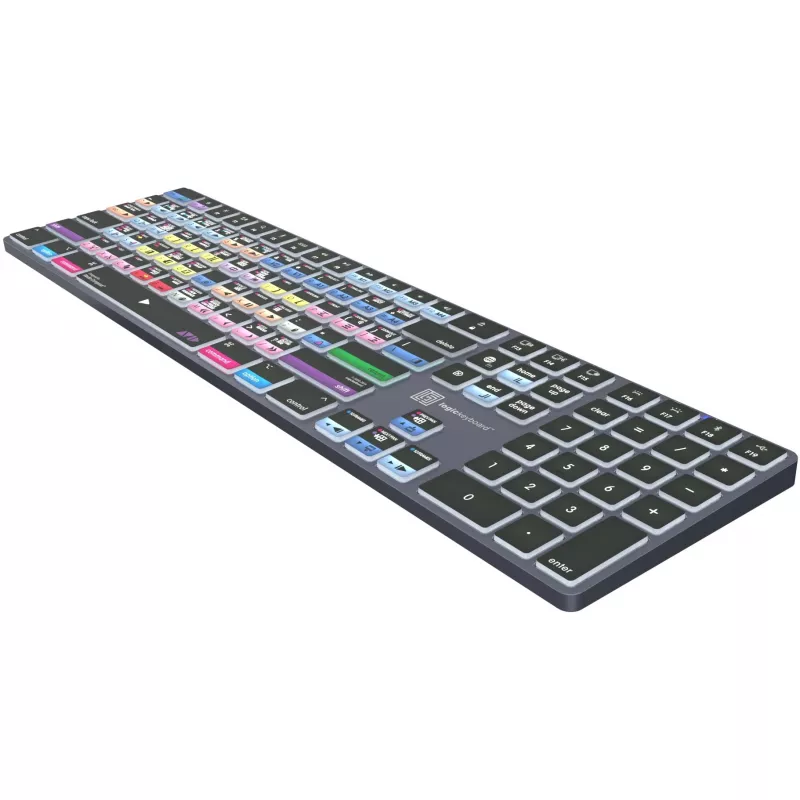 Logickeyboard Avid Media Composer - Pro Titan UK Mac - teclado - QWERTY