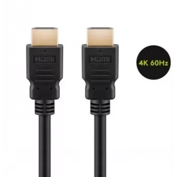 Goobay 61159 - 2 m - HDMI Type-A (estándar) - HDMI Type-A (estándar) - 10,2 Gbit/s - Audio Return Channel (ARC) - negro (61159)
