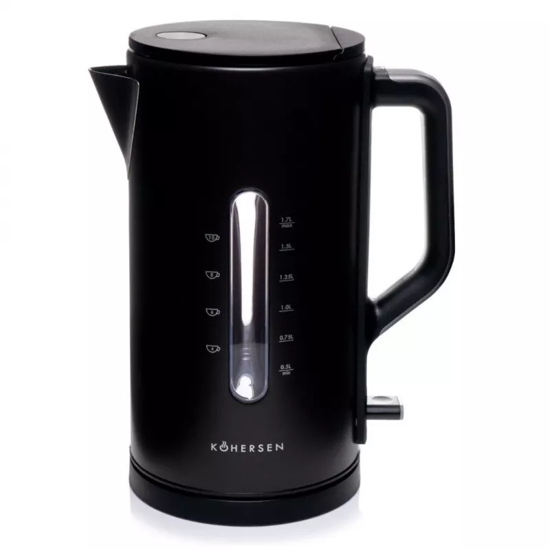 Hervidor de agua Kohersen Modern Matt A451 negro