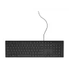 Teclado con cable de tamaño completo Dell KB216 — QWERTY distribución nórdica, negro, USB