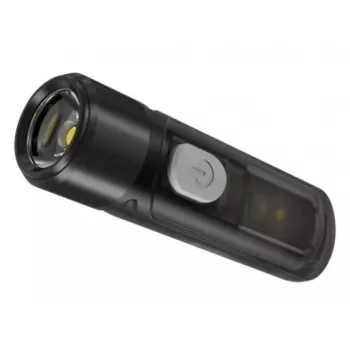 Linterna de mano Nitecore TIKI LE — 300 lm, recargable por USB, policarbonato, IP66, resistente a impactos, 10,5 g, 55 mm, negra