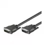 Wentronic Goobay Cable DVI-D FullHD Dual Link, negro, 5 m - conector macho DVI-D Dual-Link (24+1 pines) > conector macho DVI-D Dual-Link (24+1 pines) (68084)