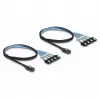 Convertidor DeLOCK M.2 2280 Key B+M macho a 8 x SATA