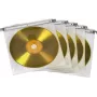 Fundas protectoras dobles para CD/DVD Hama, 50 uds., Blanco, 2 discos