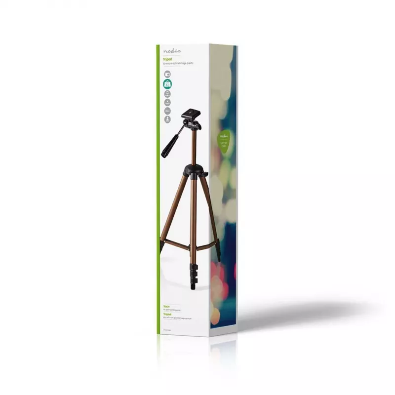 Nedis TPOD2100BZ trípode universal 3 patas bronce, plata