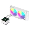 Refrigeración líquida para CPU Gamemax | GLACIER 240 LCD WH | Intel, AMD