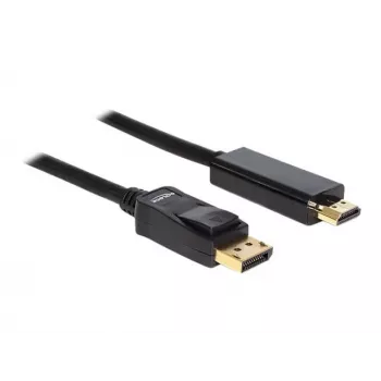 Cable Delock DisplayPort 1.1 conector macho > conector macho High Speed HDMI-A pasivo 2 m negro (82587)