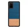 Funda para móvil Man and Wood Galaxy S20+ Denim negra — funda protectora para Samsung Galaxy S20+