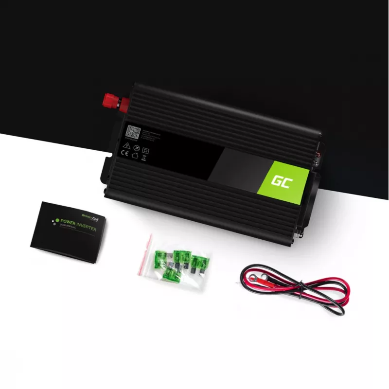 Fuente de alimentación/inversor Green Cell INV08 para exterior 1000 W negro