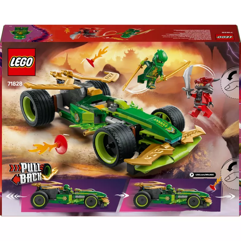 LEGO Set de construcción NINJAGO Lloyds Action Speedster 71828, 181 piezas, 2 minifiguras, edad 7+
