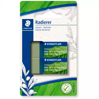 Staedtler 526 83 renew mat 56% — goma de borrar limpiadora sin PVC, rectangular BK2