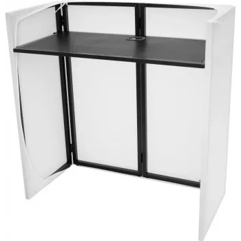 Soporte DJ Omnitronic Compact Mobile 32000025 con funda, estación de trabajo plegable portátil para controladores y portátil