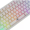 Baracuda Krill teclado gaming de membrana blanco KRILL-W, US, USB
