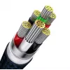 Cable USB Baseus CASS030003 1,2 m USB A USB-C/Micro-USB-A/Lightning azul
