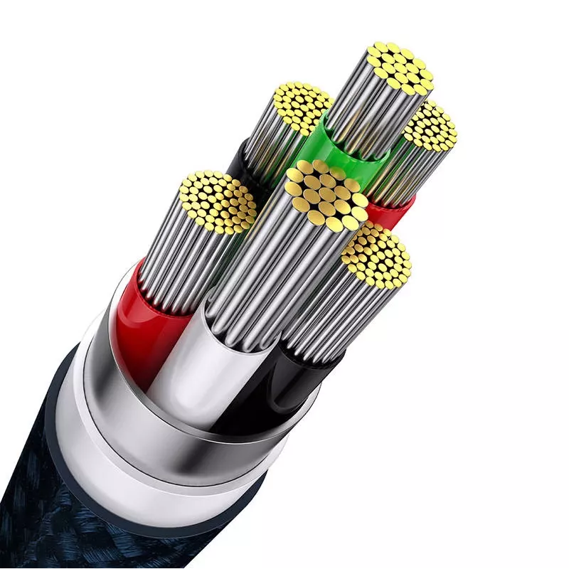 Cable USB Baseus CASS030003 1,2 m USB A USB-C/Micro-USB-A/Lightning azul