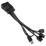 Hub USB Lian Li PW-U2TPAB Type-A macho 1 a 3 IDC 9-Pin