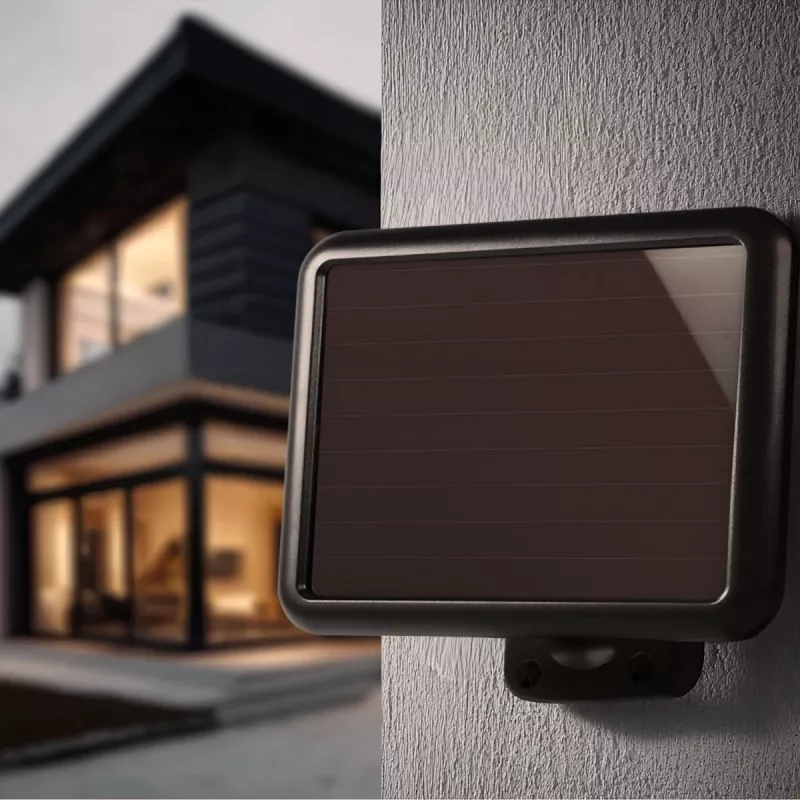 Maclean MCE442 Foco LED solar con detector de movimiento Foco de pared IP44 6W 6000K