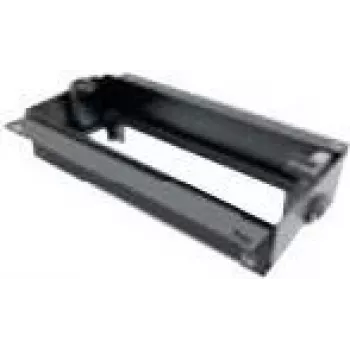 Bachmann TOP FRAME regleta sin marco de 4 tomas para montaje empotrado, negro lacado en polvo
