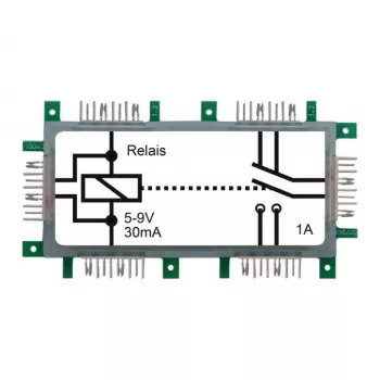 Relé eléctrico ALLNET 118367 verde acero inoxidable blanco 1 A