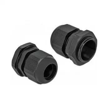 Prensaestopas DeLOCK 60220 negro plástico 10 uds.