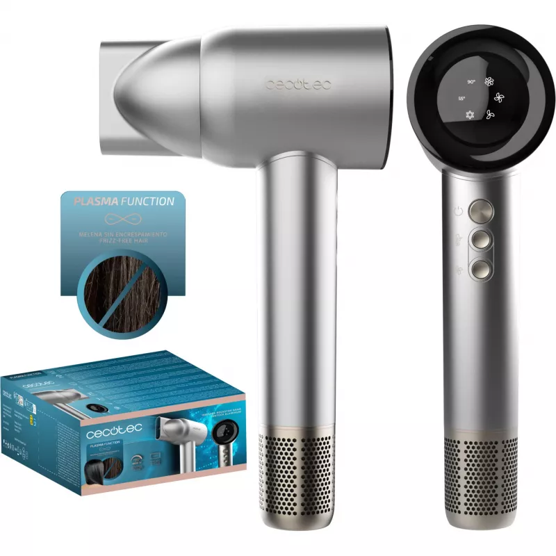 Secador de pelo Cecotec IoniCare RockStar Nano IonTech 1600W Aluminio