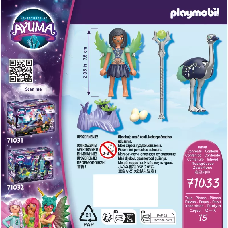 Set de figuras de juguete Playmobil Ayuma 71033 edad recomendada 7 años
