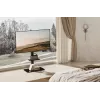 Soporte de TV de suelo GEMBIRD TVS-86ST-01 para televisores de 43–86 pulgadas, negro, base de vidrio templado, VESA 100x100–600x400, máx. 60 kg