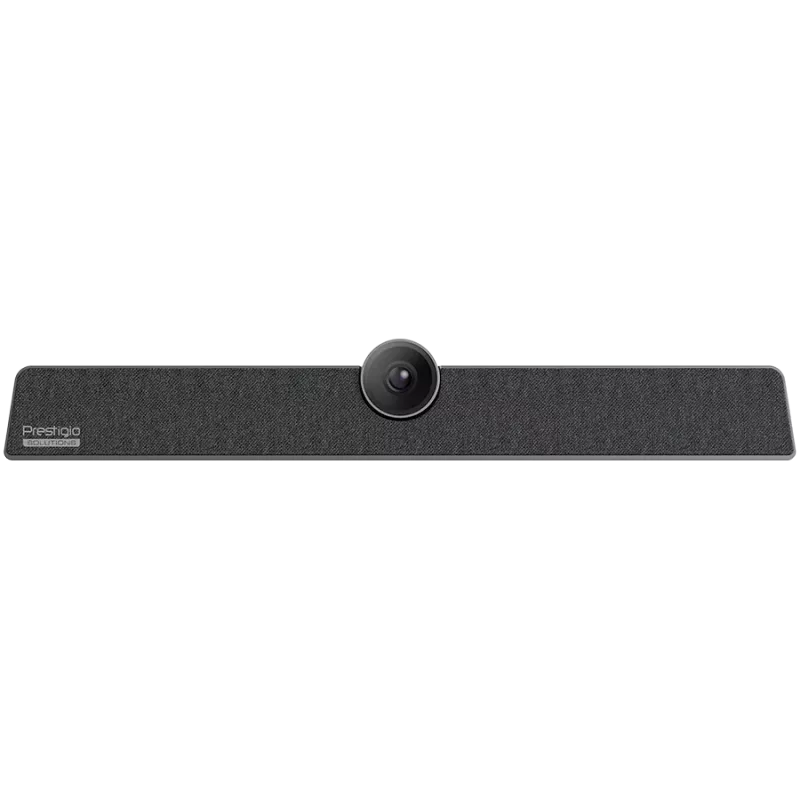 Prestigio Solutions Alpha barra de colaboración para videoconferencias, UHD 12 MP, 6 micrófonos, alcance 8 m, USB-C/AUX