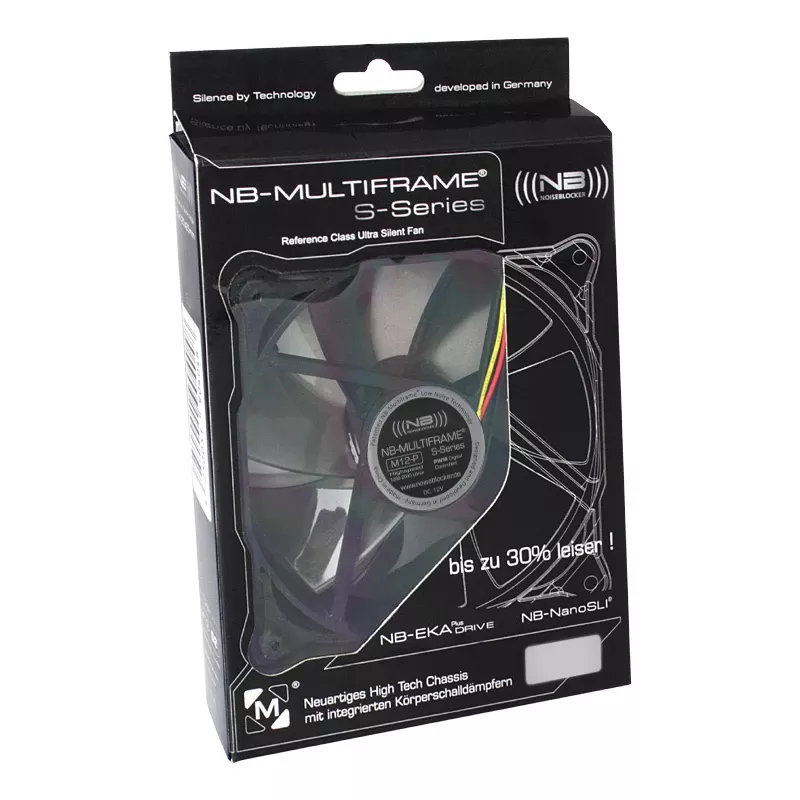 Noiseblocker Multiframe S-Series M12-P ITR-M12-P ventilador de caja, 120 mm, PWM