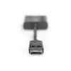 Cable adaptador DisplayPort Assmann. DP - HD15 M/H. 0,15 m. con bloqueo. Compatible con DP 1.1. UL. azul. sin apantallamiento. 32AWG (AK-340410-001-S)