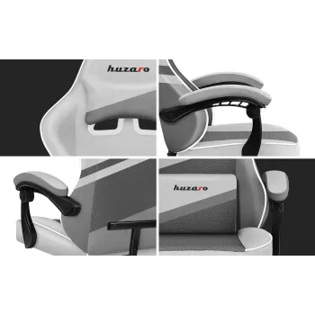 Silla gaming Huzaro Force 4.4 blanca Mesh