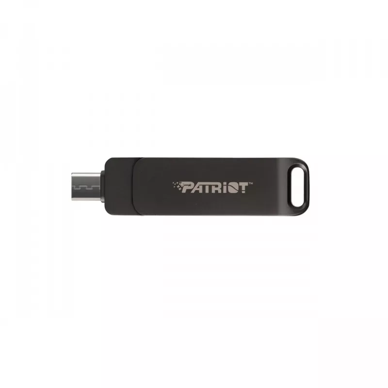 Memoria USB PATRIOT Rage R550 256GB 100 MB/S USB A+C diseño giratorio (PE256GR550DSAD) negra