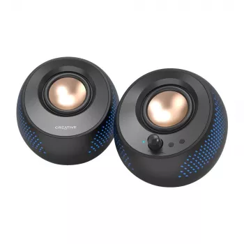 Altavoces para ordenador CREATIVE Pebble X 2.0 USB-C con iluminación RGB ajustable, Bluetooth 5.3, audio USB, hasta 15 W RMS de potencia para PC y Mac