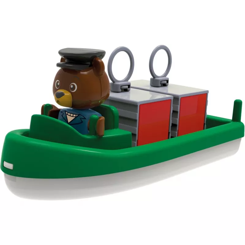 Barco contenedor y de transporte, vehículo de juguete