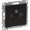 Legrand SEANO 765467 Toma individual TV-R-SAT para HD-TV, antracita