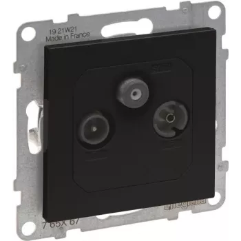 Legrand SEANO 765467 Toma individual TV-R-SAT para HD-TV, antracita
