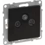 Legrand SEANO 765467 Toma simple TV-R-SAT para HD TV, antracita