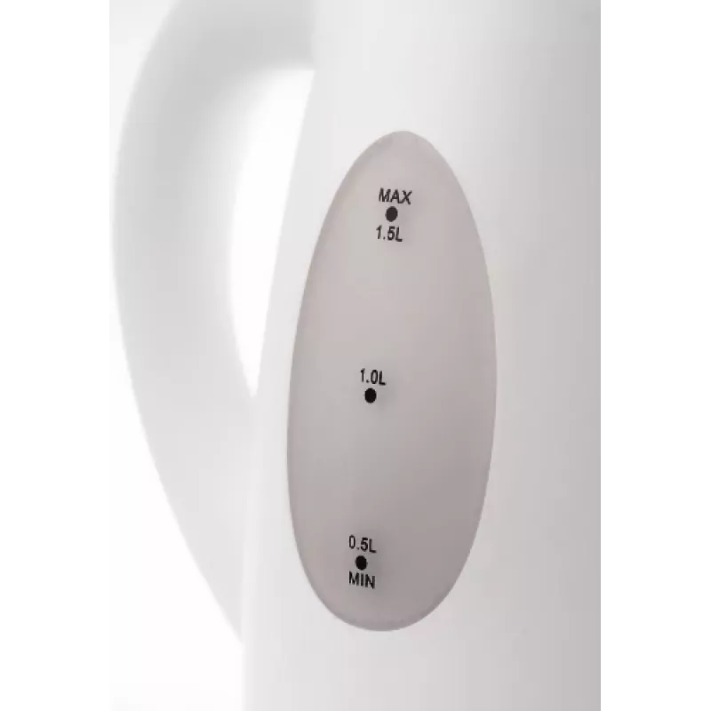 Adler | Hervidor | AD 1207 | Estándar | 2000 W | 1,5 L | Plástico | Base giratoria 360° | Blanco