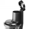 Exprimidor lento NBJ500, exprimidor gris/negro, 150 vatios