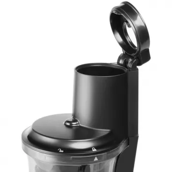 Exprimidor lento NBJ500, exprimidor gris/negro, 150 vatios