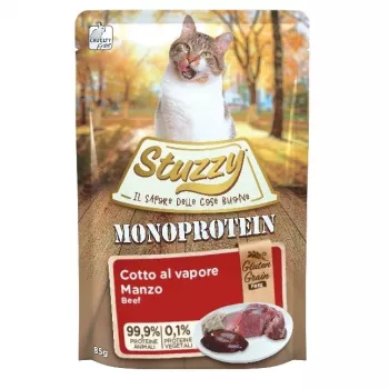 STUZZY Monoproteico Ternera - Comida húmeda para gatos - 85 g