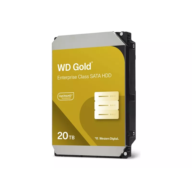 WD Gold WD203KRYZ - disco duro - Enterprise - 20TB - interno - 3,5 (8,9 cm) - SATA 6Gb/s - 7200 rpm - búfer: 512MB (WD203KRYZ)