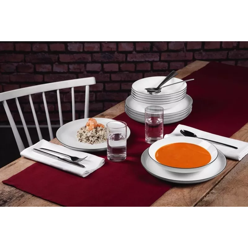 Seltmann Weiden Lido redondo porcelana blanco 12 piezas