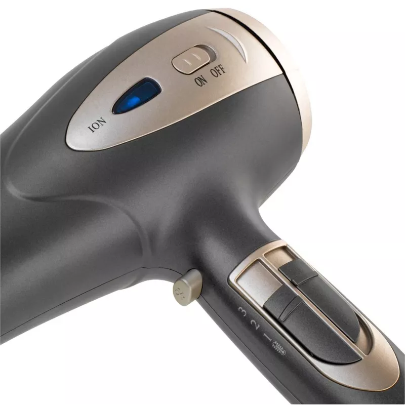 Secador de pelo Adler AD 2248gc 2200W — iónico, 2 velocidades, 3 temperaturas, aire frío, difusor, concentrador, cable de 1,8 m