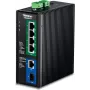 TRENDnet TI-BG50611 - versión v1.0R - switch - industrial - 4 x 10/100/1000/2.5G (PoE++) (TI-BG50611)