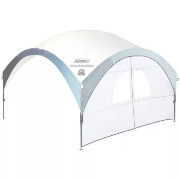 Pared lateral con entrada, para FastPitch Shelter L, panel lateral plata, 3,65m