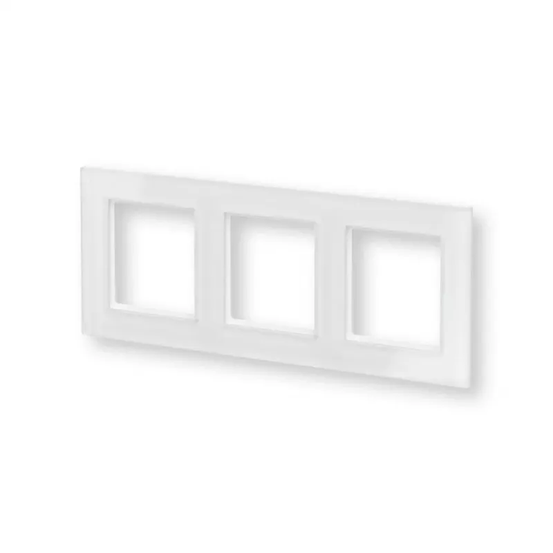 eQ-3 Homematic IP 162147A1 Marco de cristal, triple, blanco